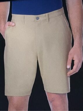 Kirkland Signature Men's Flat Front Shorts - Khaki